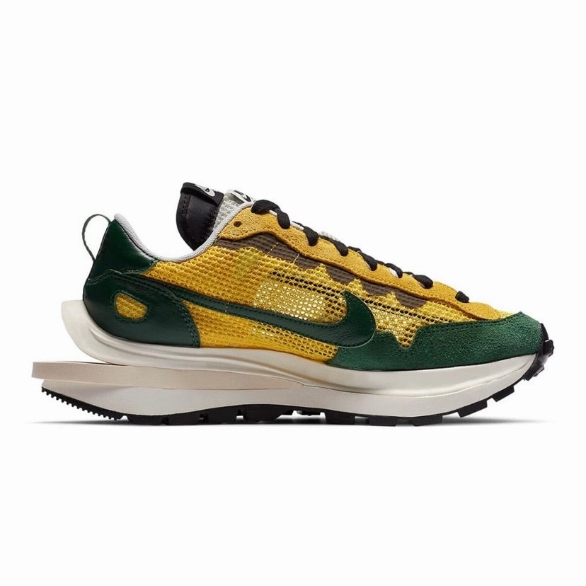 Asics Gel 1150v Volleyball Shoe Nike x Sacai Vaporwaffle Tour Yellow Gorge Green