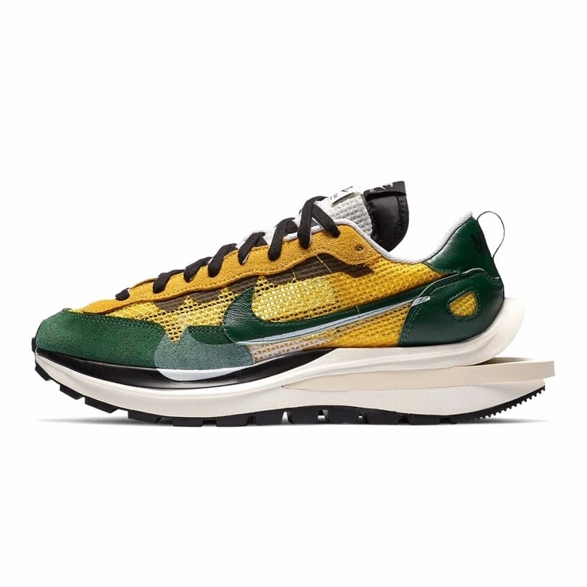 Nike x Sacai Vaporwaffle Tour Yellow Gorge Green Asics Shoes Logo