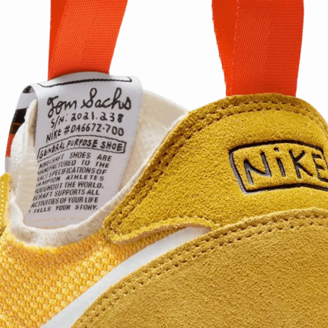 Asics Running Shoes Wide Nike x Tom Sachs Women's General Purpose Shoe Dark Sulfur