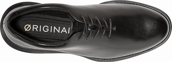 Leather Casual Shoes Without Laces Cole Haan Men's Original Grand Energy Twin Oxford, Black
