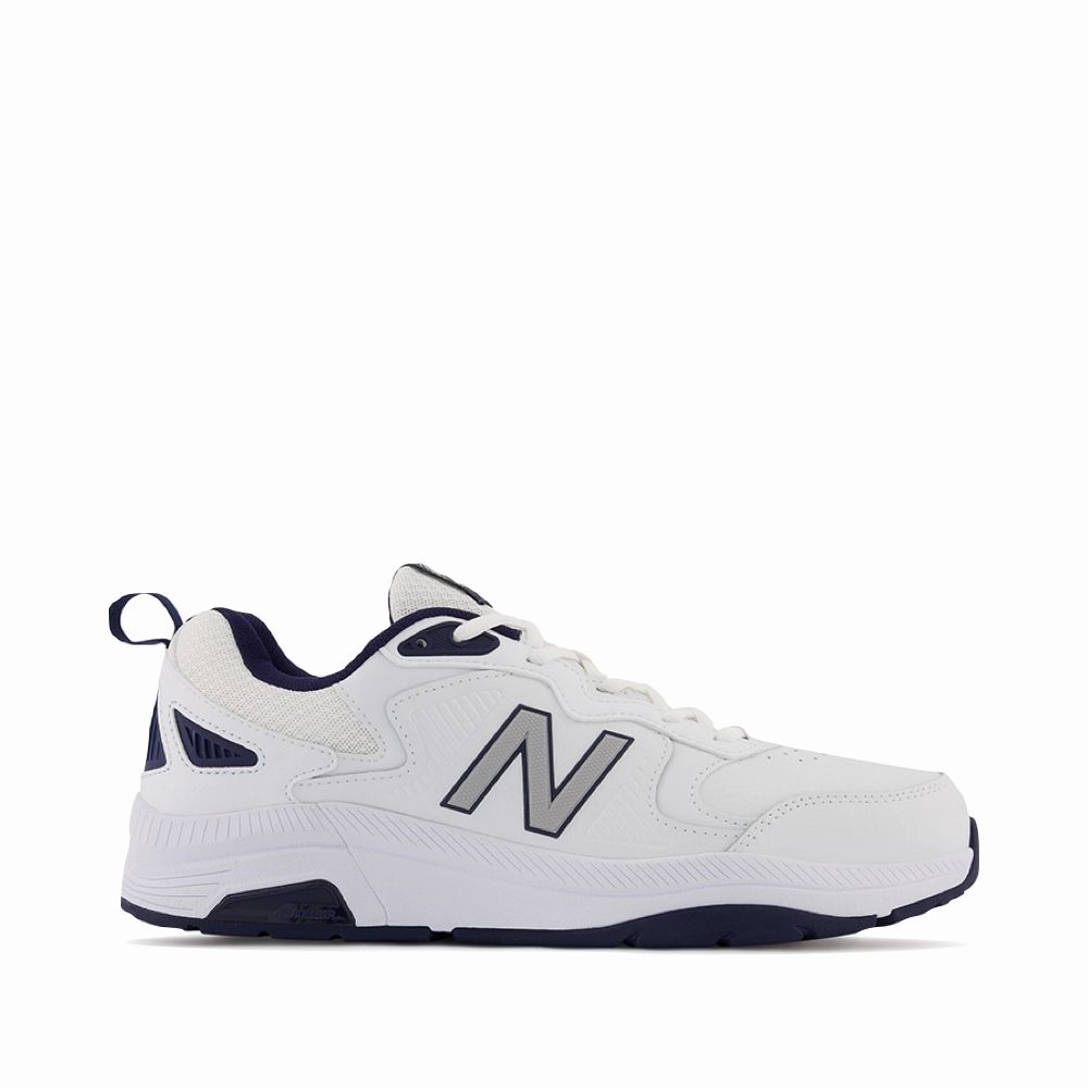 New Balance 1906 New Spruce New Balance Men's MX857V3 Sneaker in White/Navy