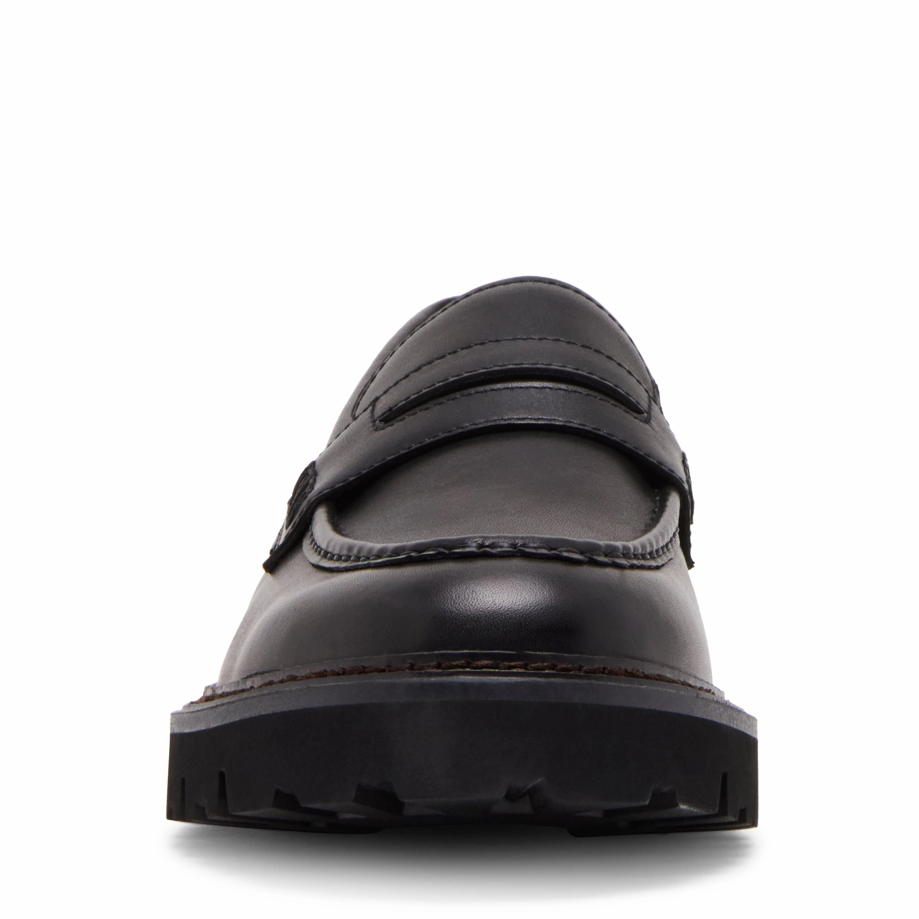 NOORDIN BLACK LOAFERS & MOCCASSINS Ruched Loafers In Leather