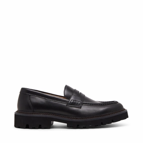 NOORDIN BLACK LOAFERS & MOCCASSINS Lemaire Square Toe Loafers