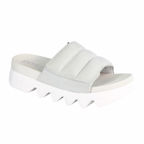 Bussola Chance Slide Sandal (Women) - Glacier Grey Cordura Wedge Sandals For Walking