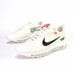OFF-WHITE x Nike Air Max 97 OG White Cone Ice Blue Asics Volleyball Shoes Olympics