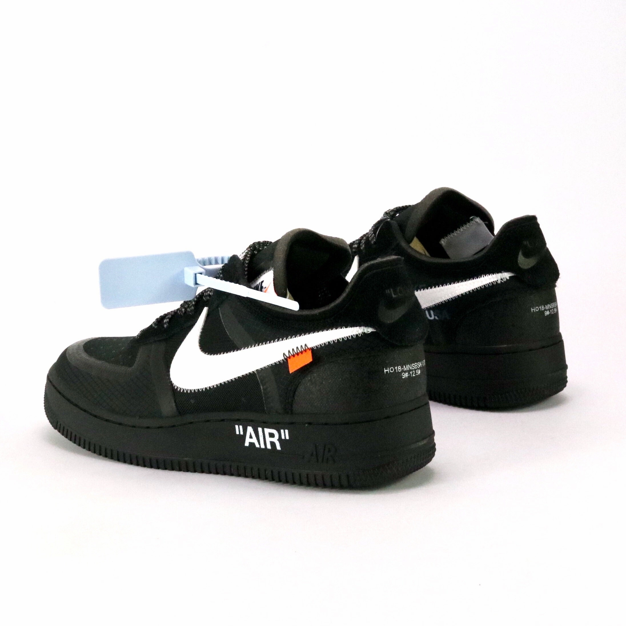 OFF-WHITE x Nike The Ten: Air Force 1 Low Black White Cone Black Best Supportive Asics Running Shoes