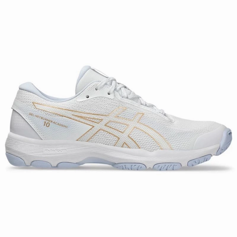 ASICS GEL-Netburner Academy 10 Womens Netball Shoes Asics Mid Top Volleyball Shoes