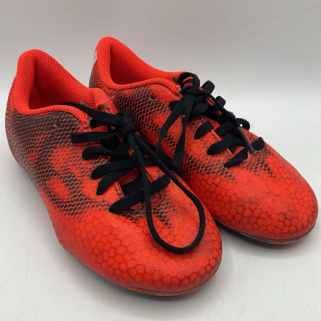 Size 13: Adidas Orange/Black Lace-Up Soccer Cleats Adidas Ny 90 Shoes