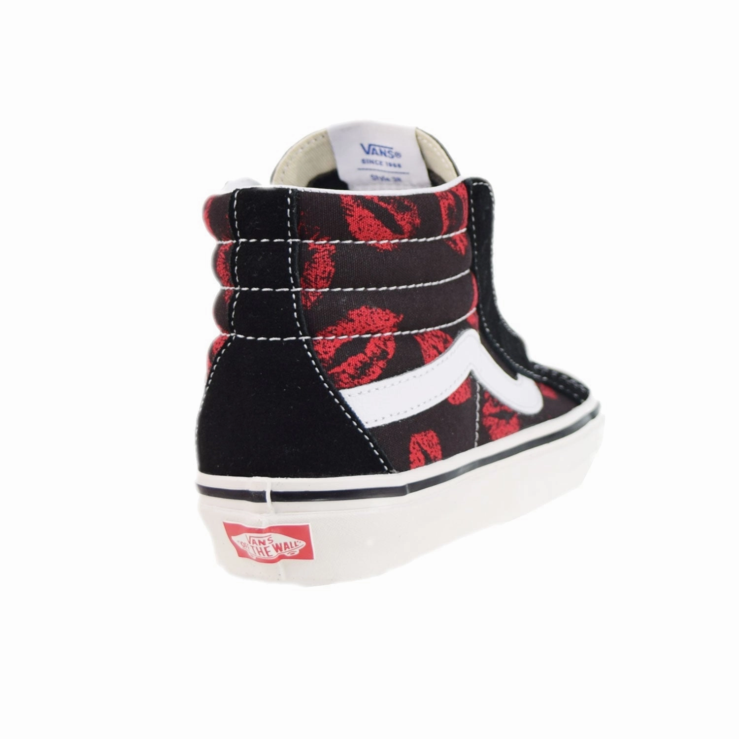 Vans Sk8-Hi 38 DX Anaheim Factory Hot Lips Men's Shoes Black-Red-White Meaning Of Casual Shoes