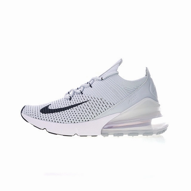 Original New Arrival Authentic Nike Max 270 Flyknit Men's Running Shoes Sport Sneakers 2018 Winter Gym Shoes Low-Top AO1023-100 Good For Running And Lifting