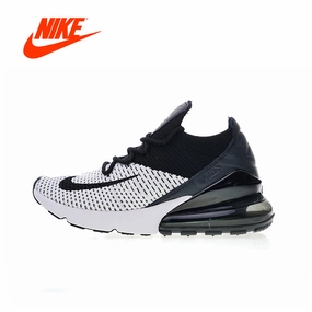 Original New Arrival Authentic Nike Max 270 Flyknit Men's Running Shoes Sport Sneakers 2018 Winter Gym Shoes Low-Top AO1023-100 Normal Running Shoes