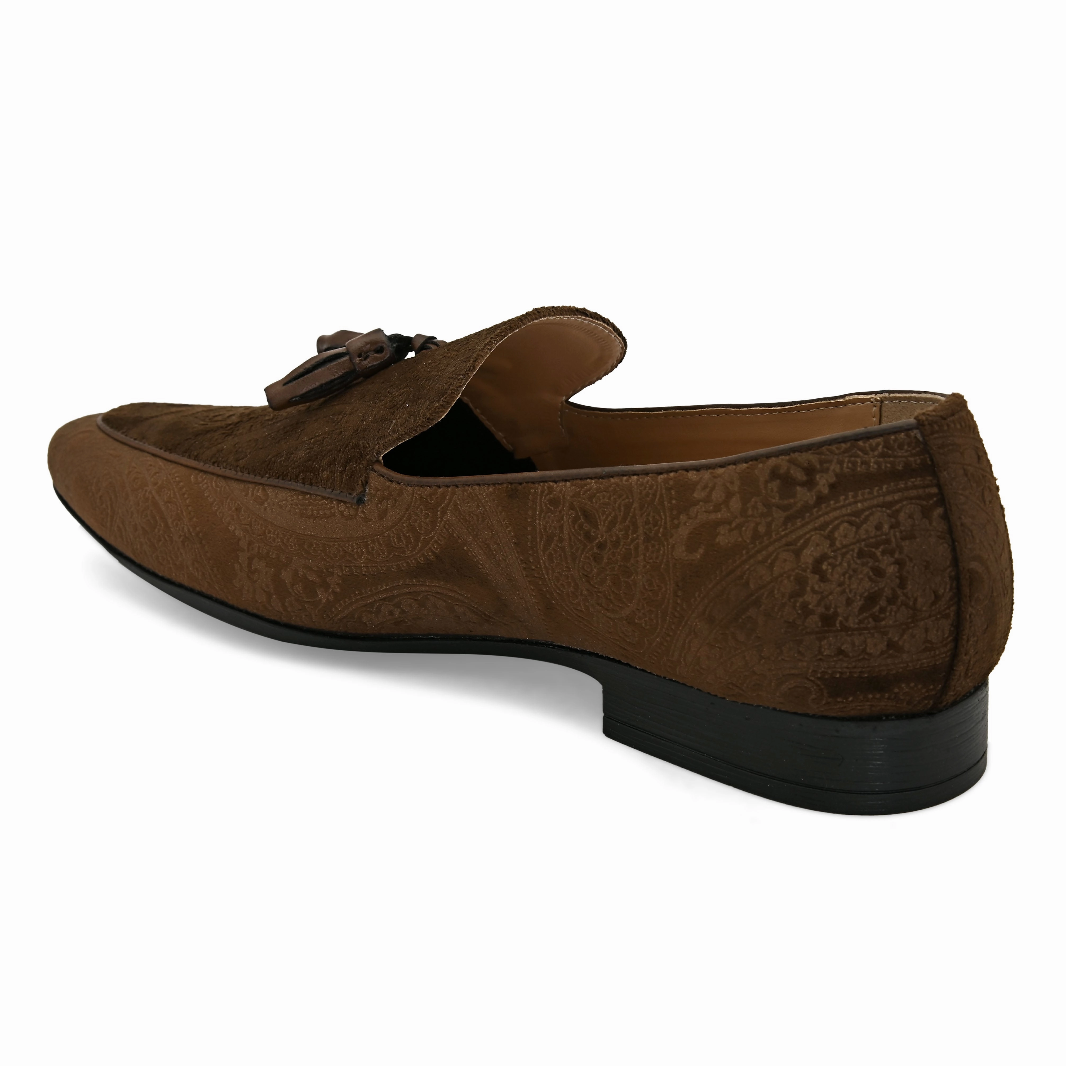 Paisley Print Brown Loafers Vagabond Loafers
