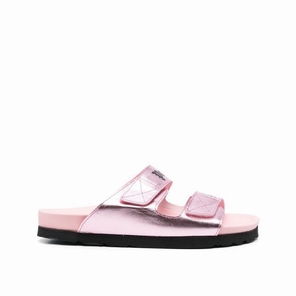 Palm Angels Multicolor Calfskin Sandals Stylish Sandals