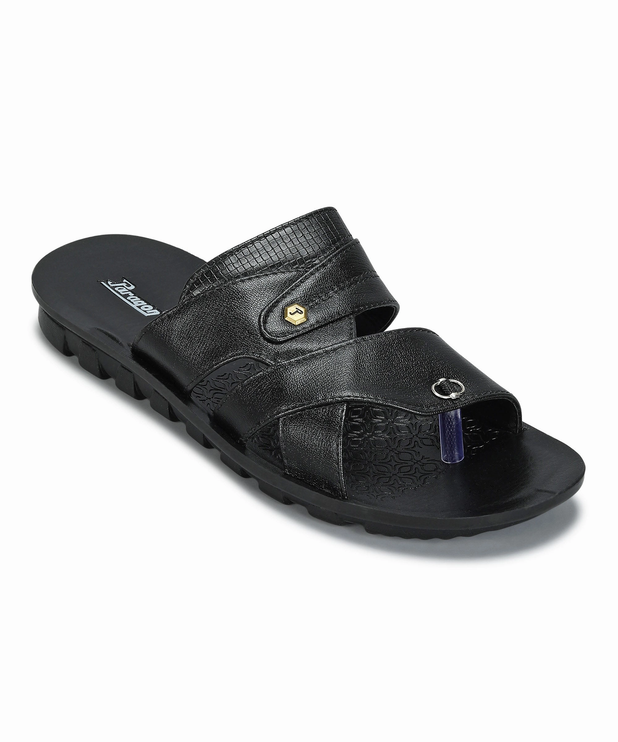 Paragon Men's Slip-on Brown Sandals for Men | Comfortable Sole & Durable Sandals Cabo