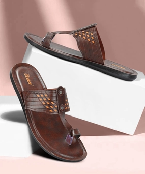 Sandals Montego Bay Reviews Paragon Men's Slip-on Brown Sandals for Men | Comfortable Sole & Durable