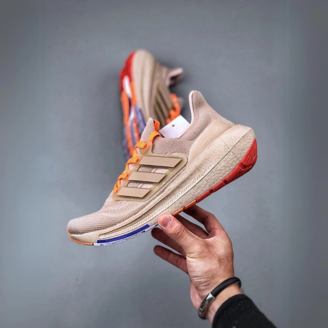 Adidas Ultraboost Light 23 Wonder Taupe Solar Red Adidas Shoes With Reflective