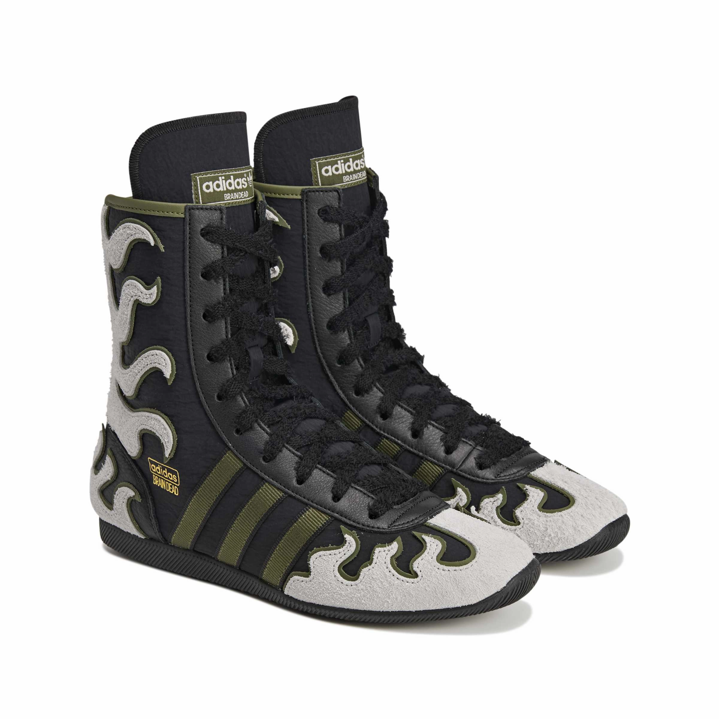 ADIDAS JAPAN HI BRAIN DEAD CBLACK,CRYWHITE,GOLDMT,JQ6790 Adidas Lite Racer Adapt Running Shoe