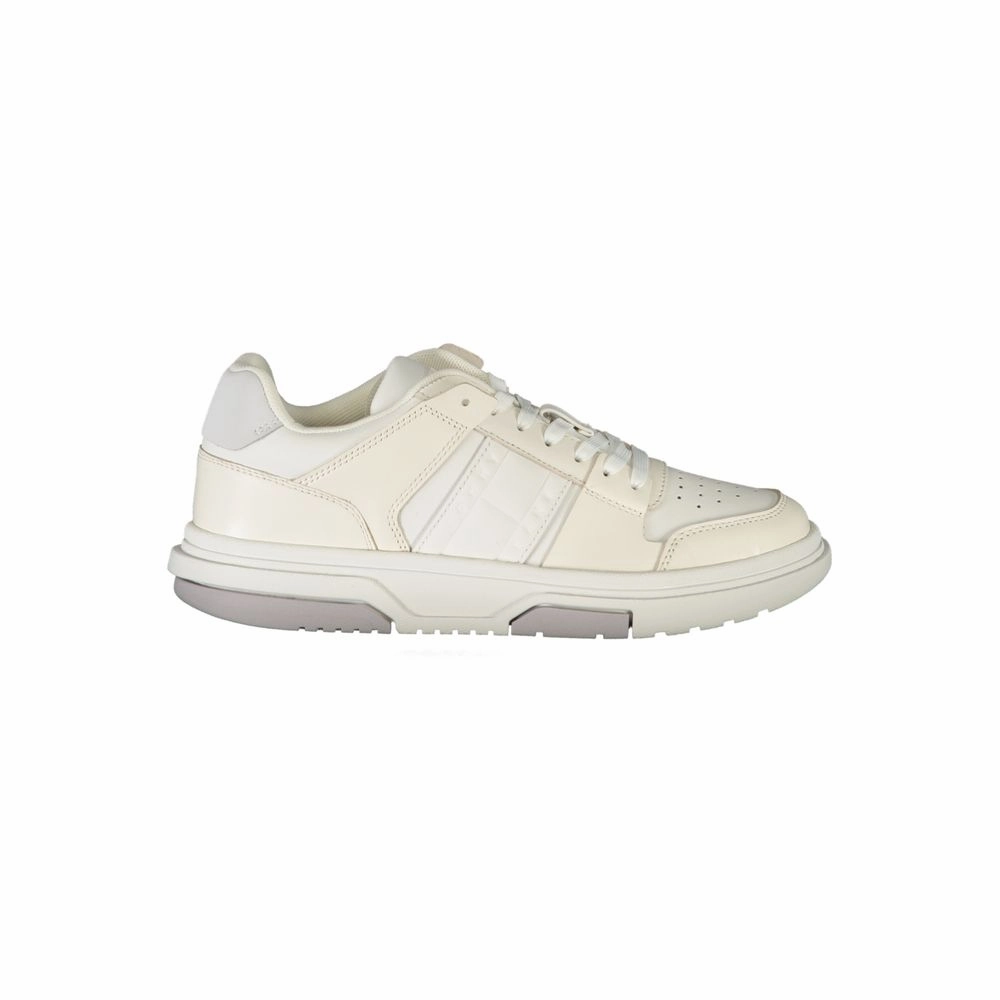 Tommy Hilfiger White Polyester Sneaker Football Sneakers