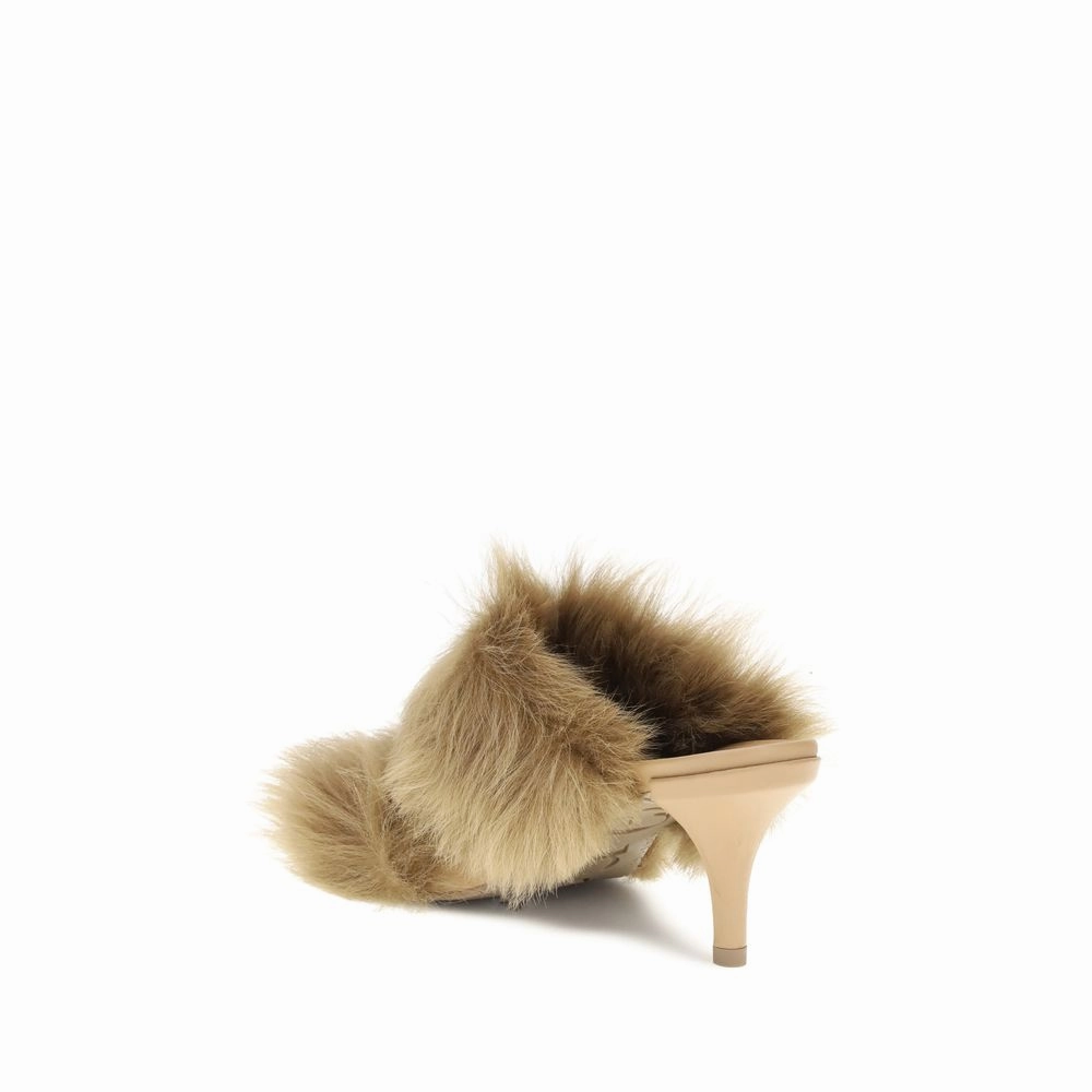 Pedro Garca Beige Leather Stiletto Heel Sandals Sandals For Shower