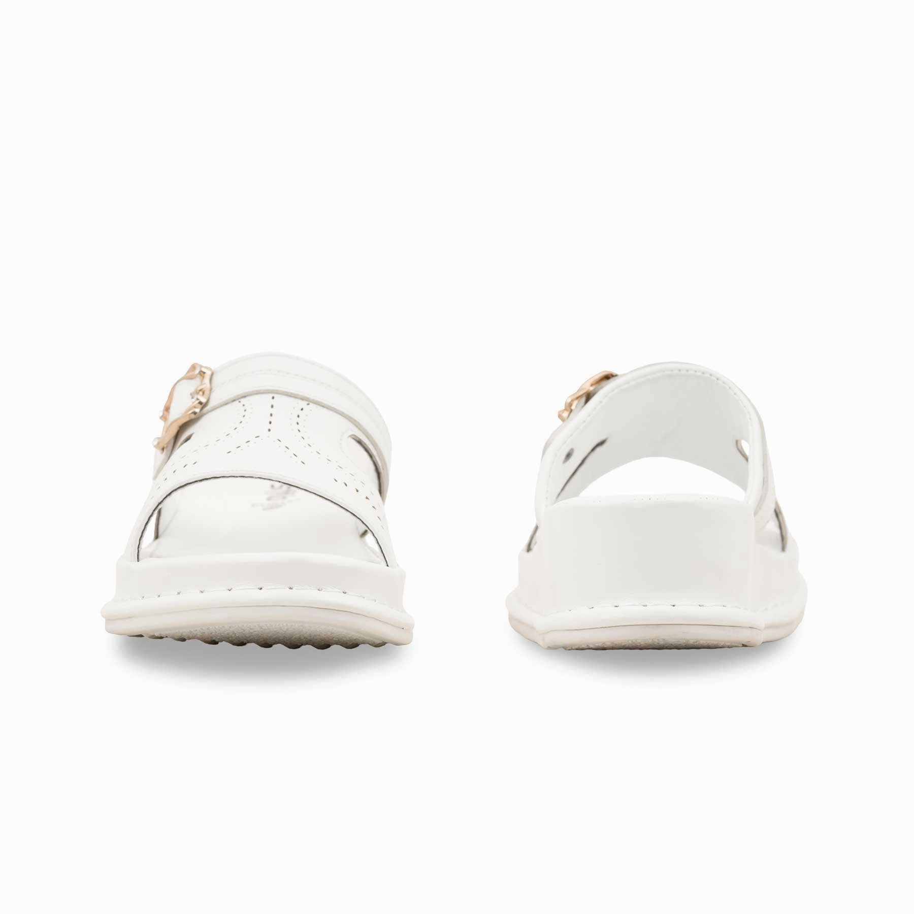 Orthotic House Slippers White Formal Slipper PU0495