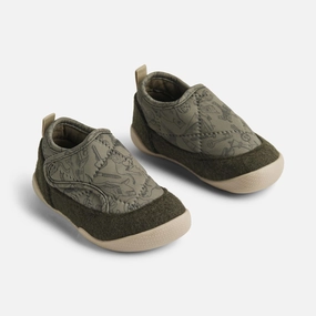 Indoor Shoe Mulle - dark green Commanders Slippers