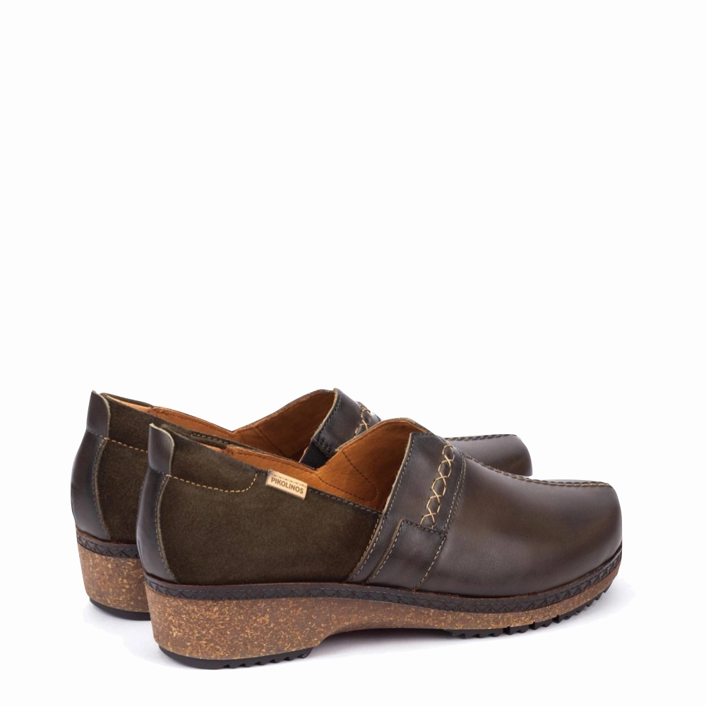 Good Standing Shoes For Flat Feet Pikolinos Women's Granada Clog in Seamoss