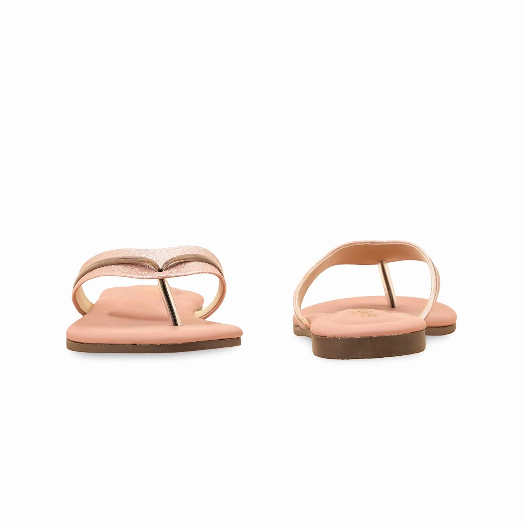 Wing Flats Shoes Pink Casual Chappal CL2053