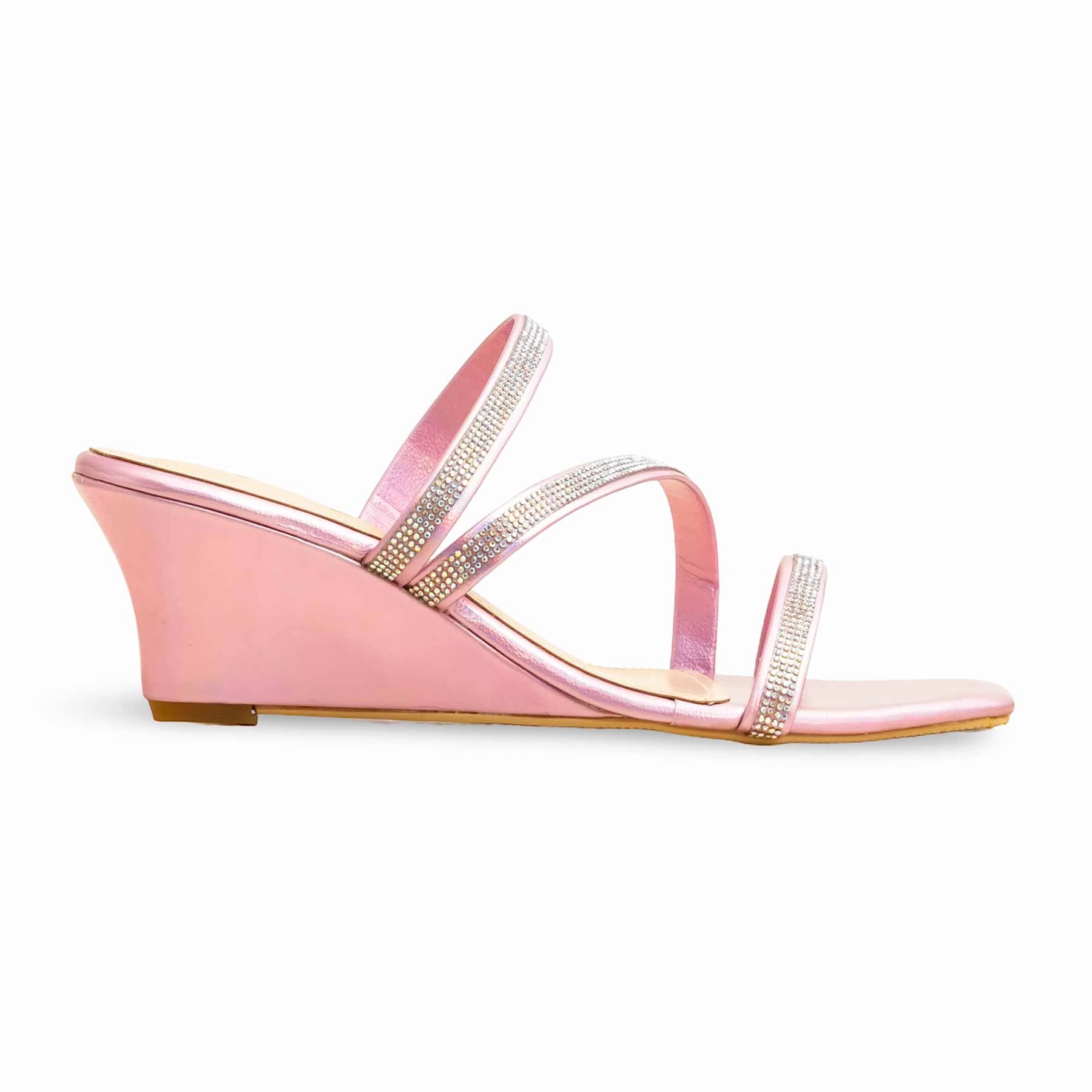 Pink Fancy Slipper For Women FN7999 Comfortable Slide Sandals