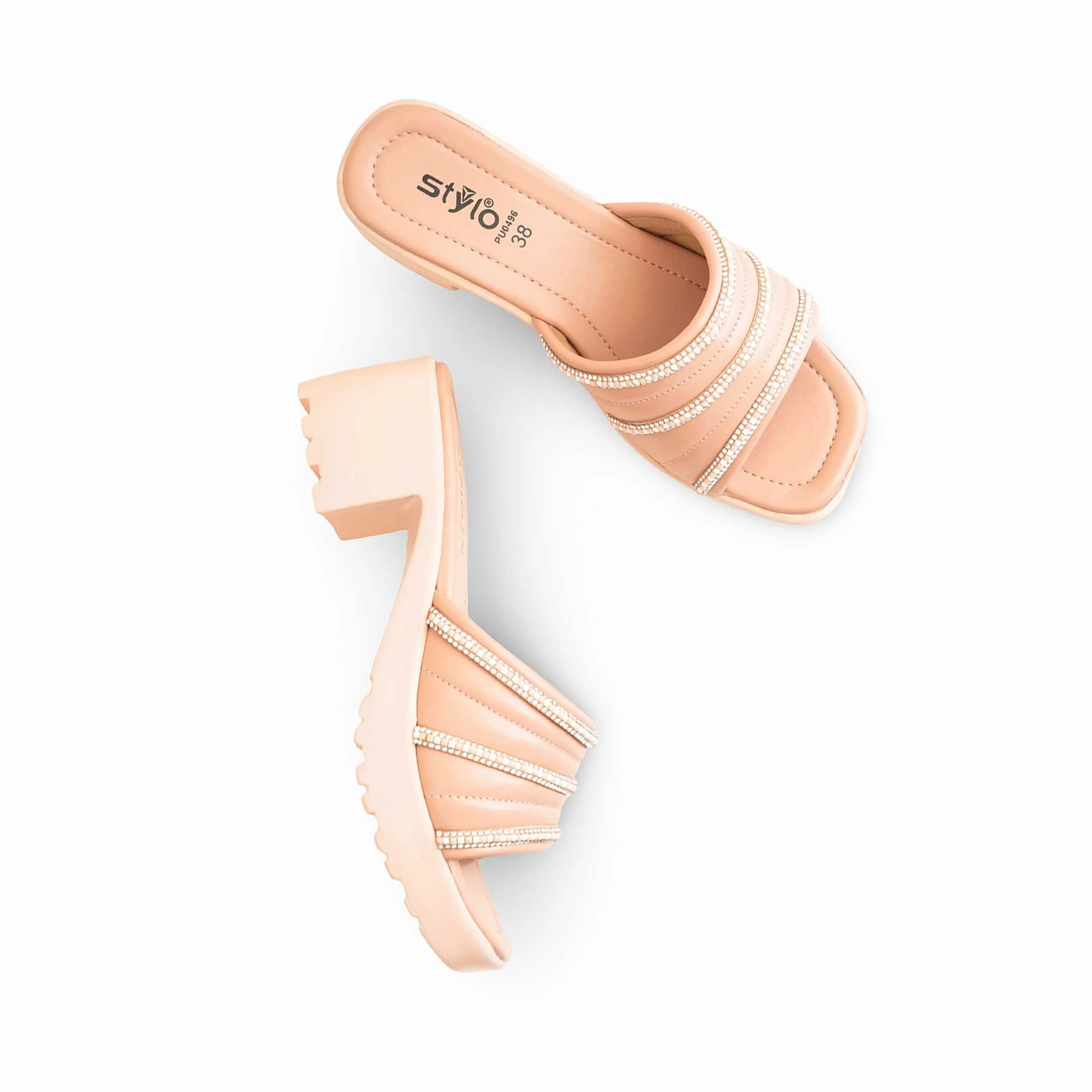 Pink Formal Slipper PU0496 Sports Slides Shoes