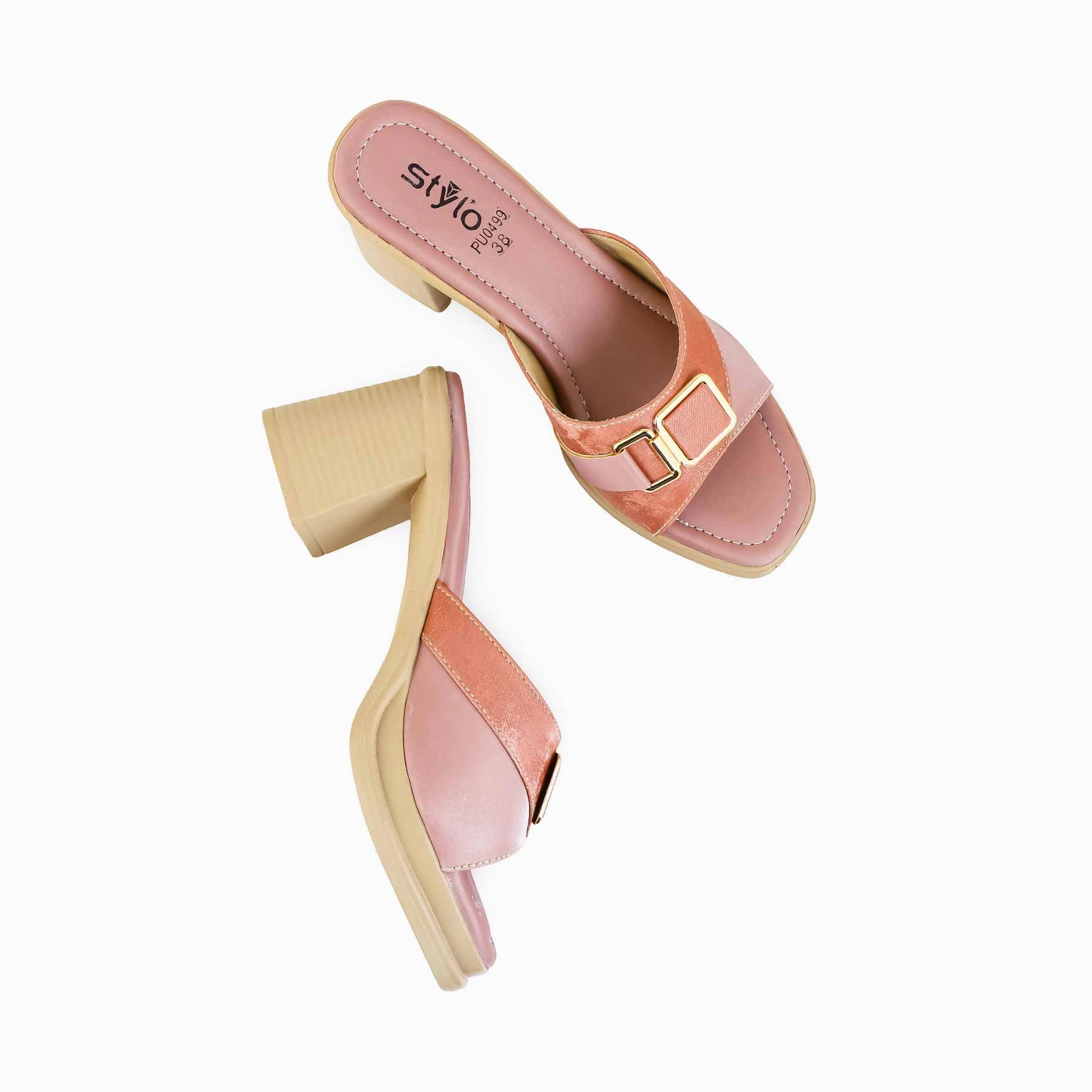 Cowboys Slippers Pink Formal Slipper PU0499