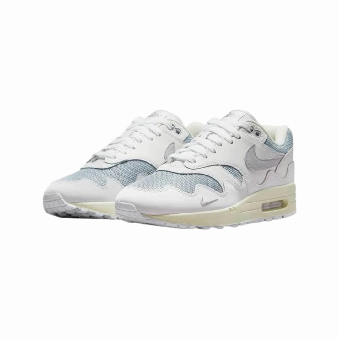 Nike Air Max 1 Patta Wave White Pure Platinum Asics Gel Phoenix 8 Running Shoe