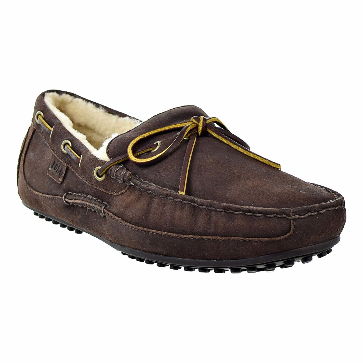 Polo Ralph Lauren Mens Wynding's Loafer's Dark Charcoal/Natural Best Socks With Loafers