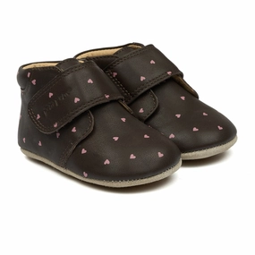 High End Slippers Pom Pom Heart AOP Beginners Velcro Print