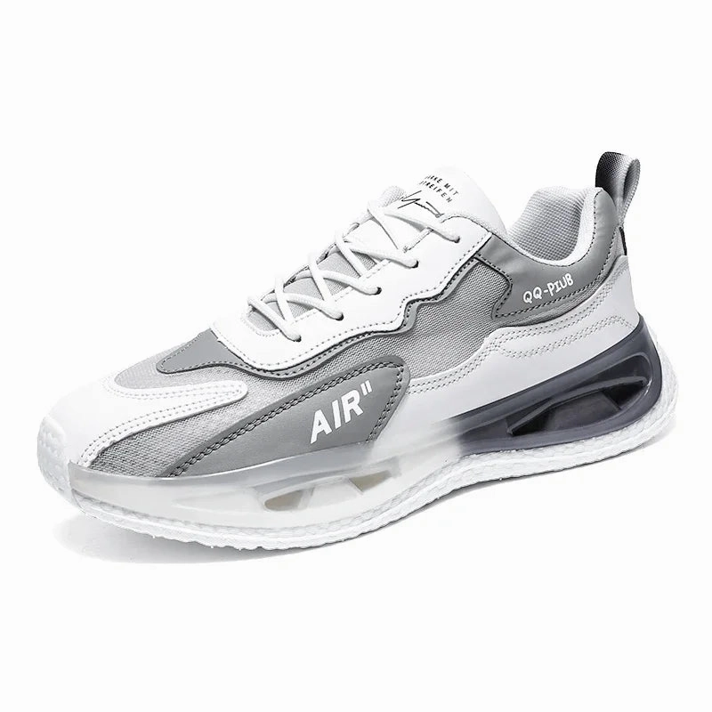 Leather Men's Shoes Fashion Korean Version Trendy Casual  Breathable Cushioning Sports Vulcanized  Men Shoes Trendy Business Casual Shoes