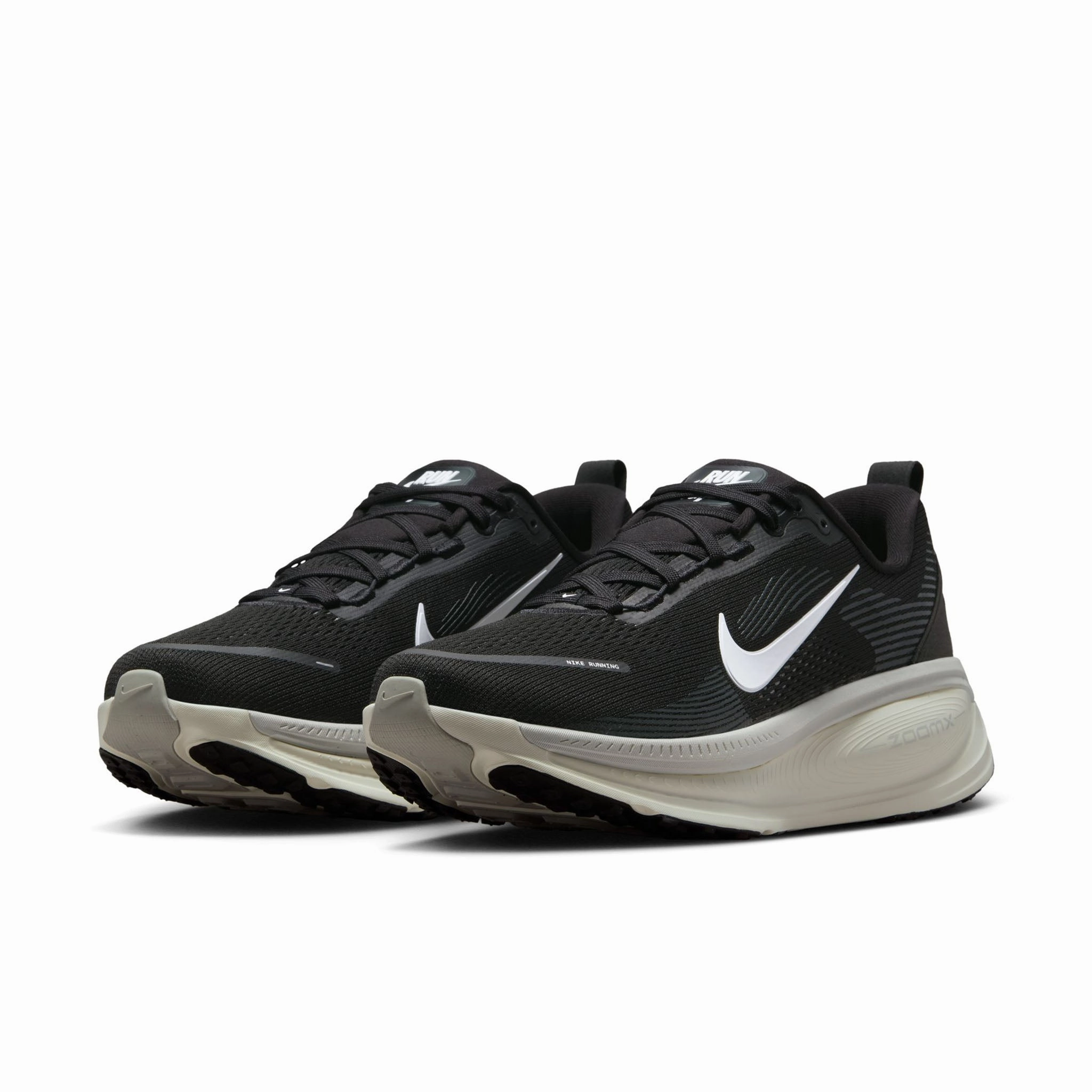 Nike | Men's Vomero 18 Road Running Shoes - Black/Summit White-Coconut Milk Asics Wrestling Mat Shoes