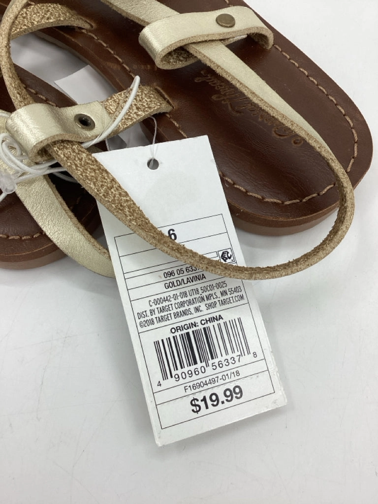 Best Flip Flops For Very Wide Feet Universal Thread Child Size 6 Youth Gold Sandals/Flip Flops