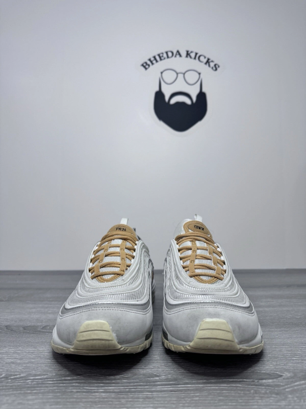 Asics Running Shoes Academy Sports Size 10.5 - 2020 Nike ID Air Max 97 White Gold Black Sneakers  CT7949-991