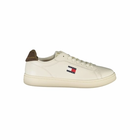 Tommy Hilfiger White Leather Men Sneaker Sneakers Nyc