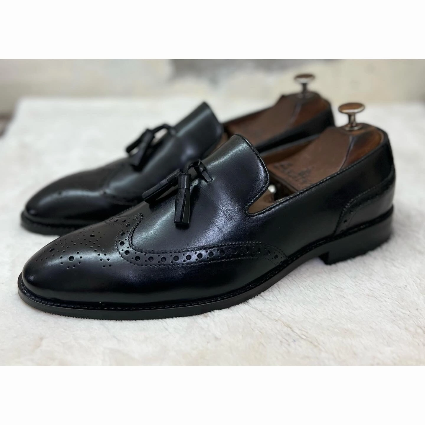 Loafers With Or Without Socks Wingtip Brogue Tassel Loafers