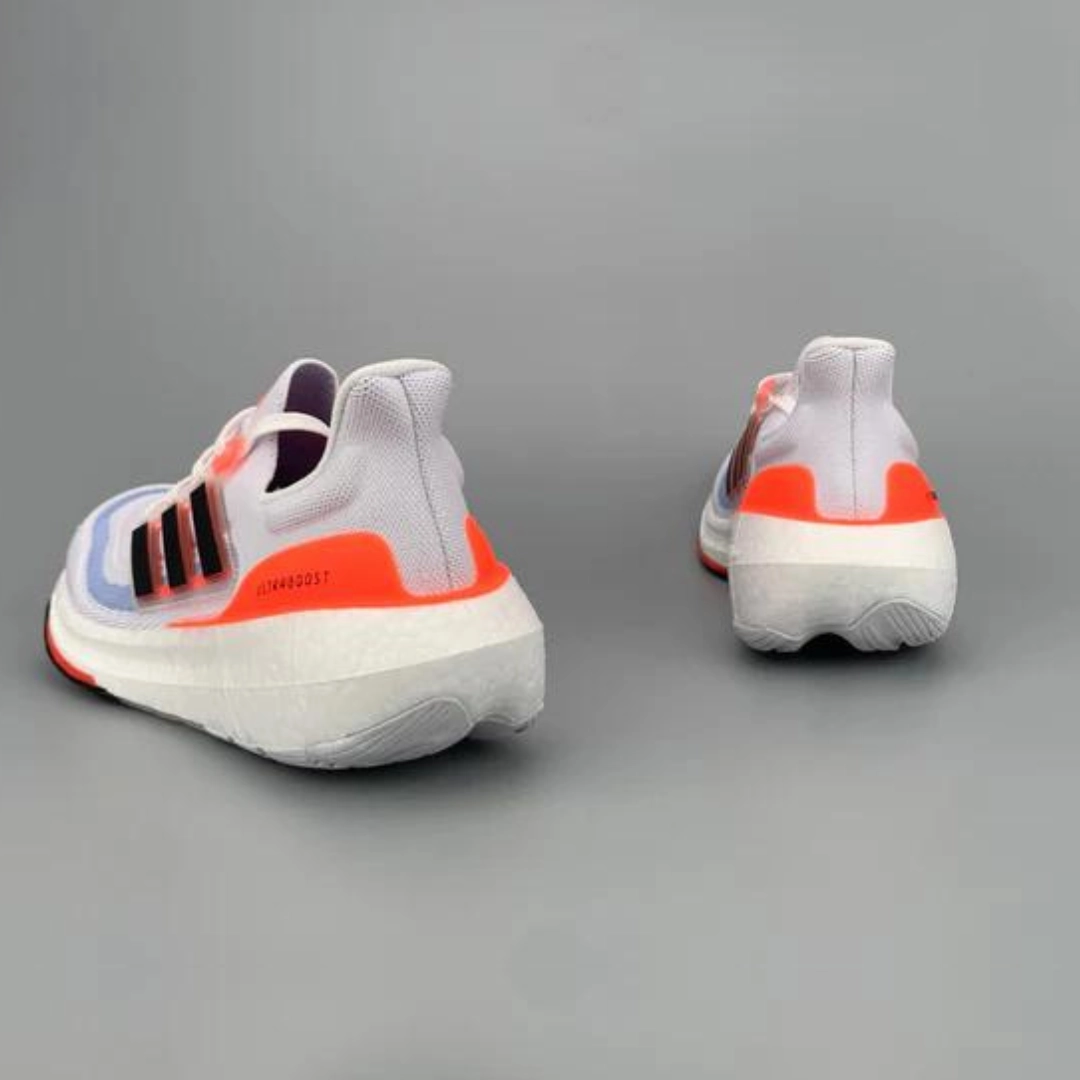 Adidas Ultraboost Light 23 Branco com Vermelho Adidas Crazy Shoes