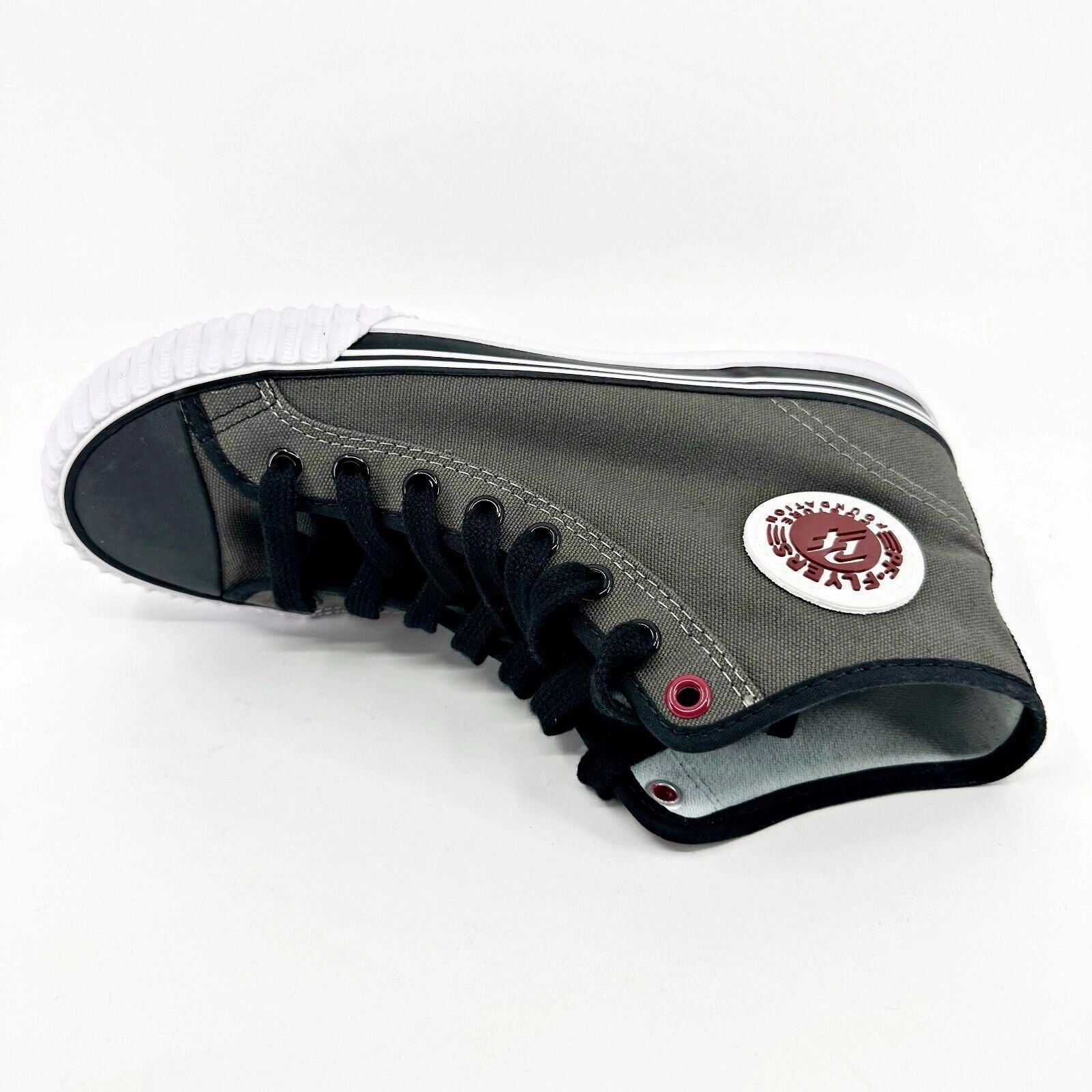 Casual Shoe With Arch Support PF Flyers Center Hi Reis Charcoal Gray Womens Retro Casual Shoes PM12OH3K