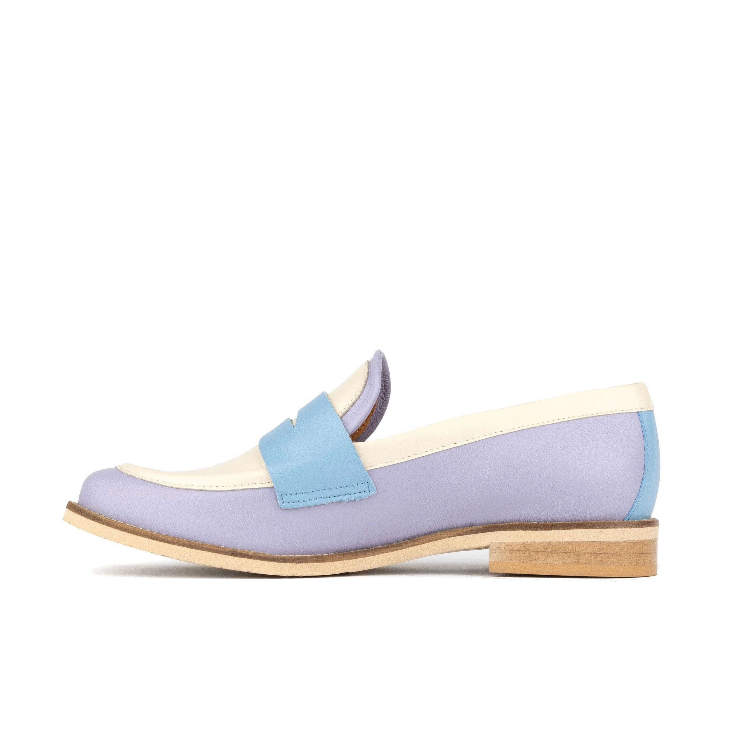 Loafers Trousers Kay - Blue & White Pastel