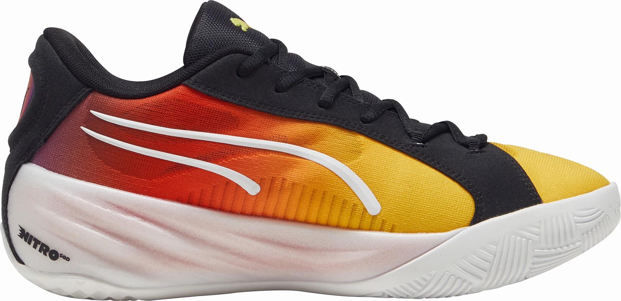 Puma All-Pro Nitro Showtime Basketball Shoes - Yellow Puma Strap Shoes