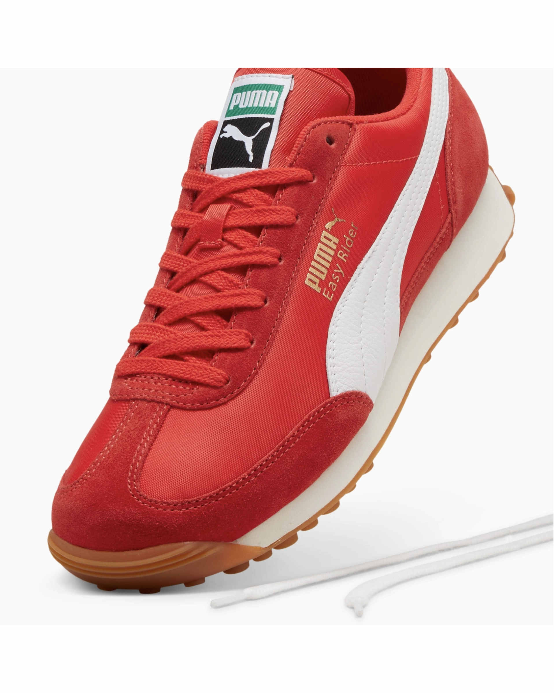 Lightest Puma Shoes Puma Easy Rider Vintage Unisex Sneaker - Red/White
