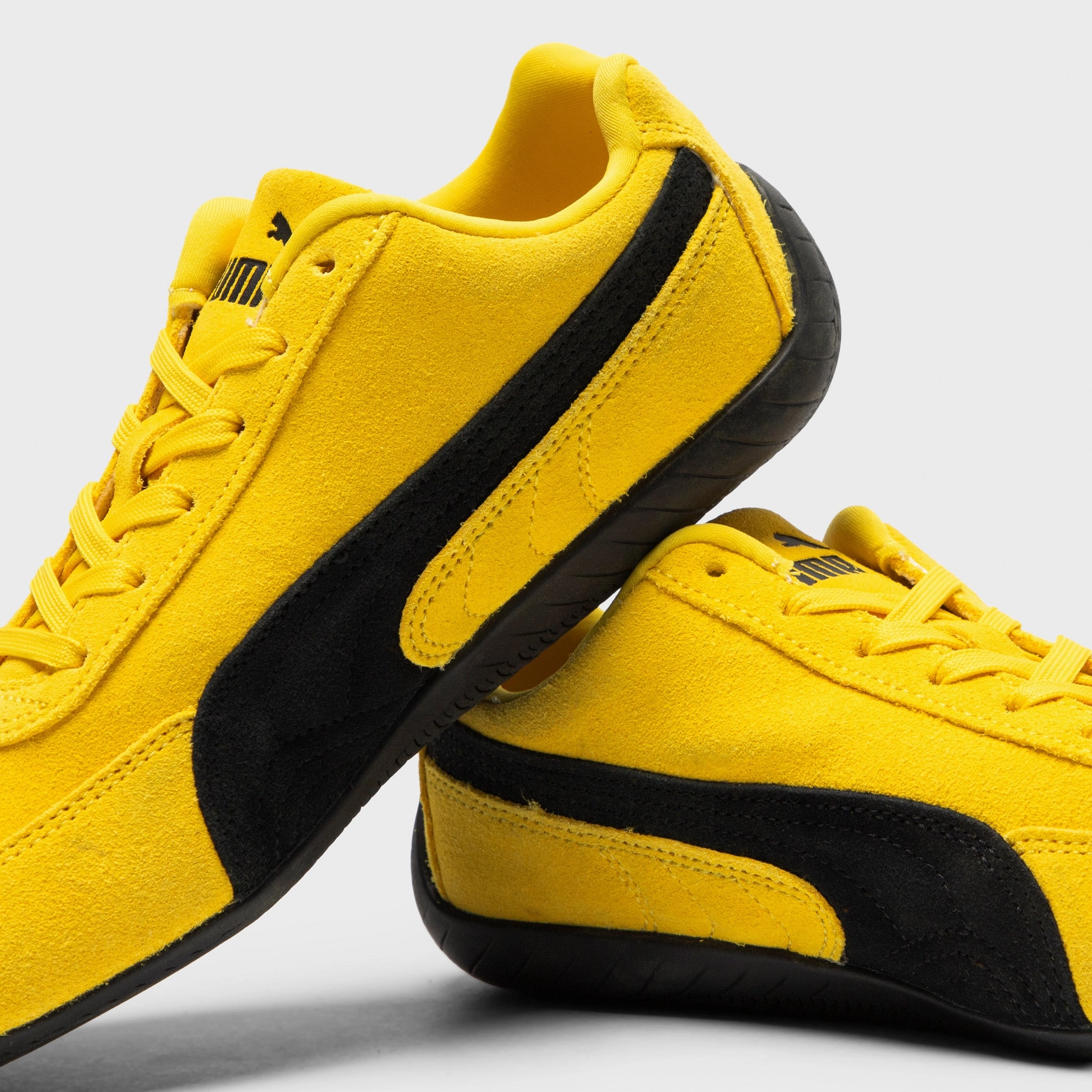 PUMA Juniors' Speedcat Pele Yellow / Black Indoor Shoes Asics