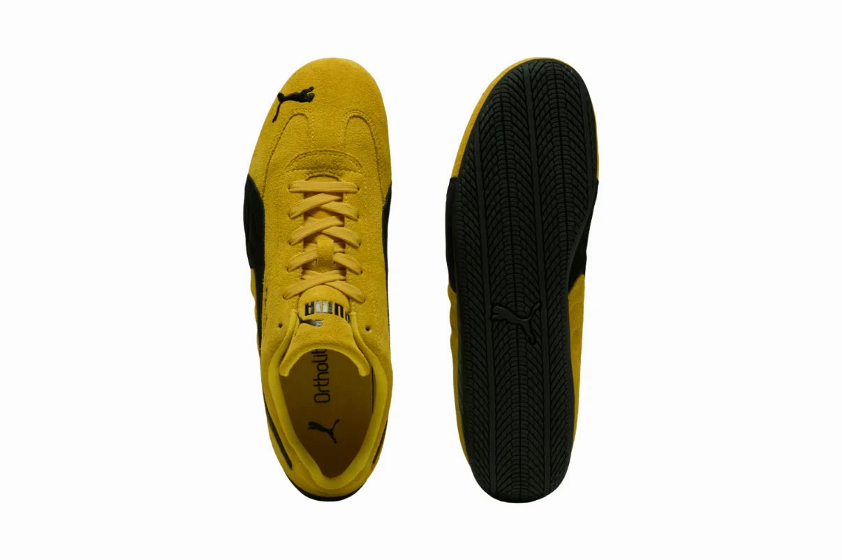 Best Asics Marathon Shoes Puma Speedcat OG Pel Yellow Black Amarelo