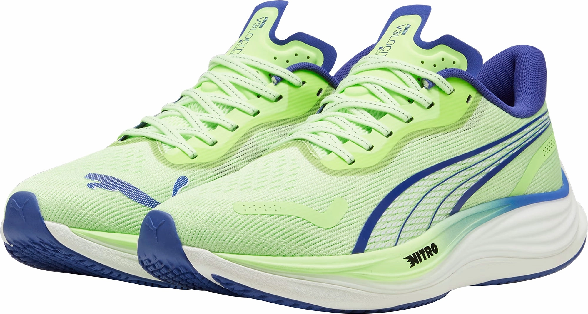 Asics Shoe Recycling Puma Velocity Nitro 3 Mens Running Shoes - Green