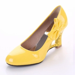 Open Toe Low Heel Sandals Pumps Ladies Stiletto Womens High Heels Shoes Strange Heart Heels Woman Pumps Bowtie Office Wedding Bridal Shoes Big Size 35-43