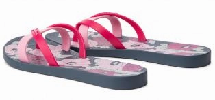 Ipanema 20502 Kirsilk IV Blue Pink Wide Width Wedge Flip Flops