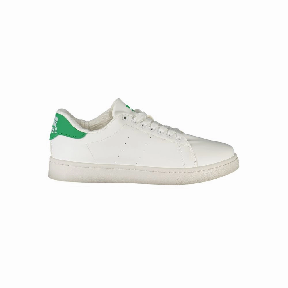 Human Sneakers Norway 1963 White Polyester Men Sneaker
